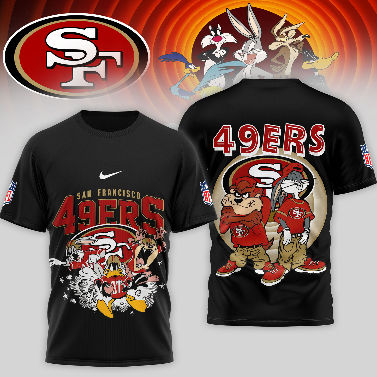 Premium NFL SF x LNTS T-shirt V1 NMD TTV