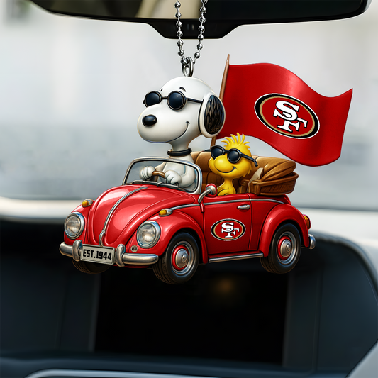 Premium NFL SF x SNP Car Ornament DatND DVT