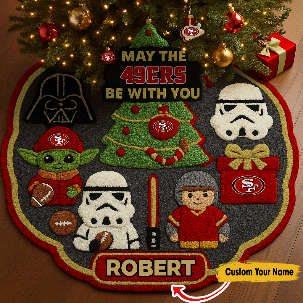 Premium NFL SF x STW Christmas Tree Skirt V1 NMD TTV