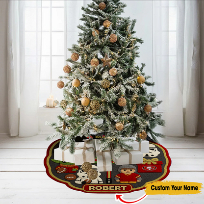 Premium NFL SF x STW Christmas Tree Skirt V1 NMD TTV