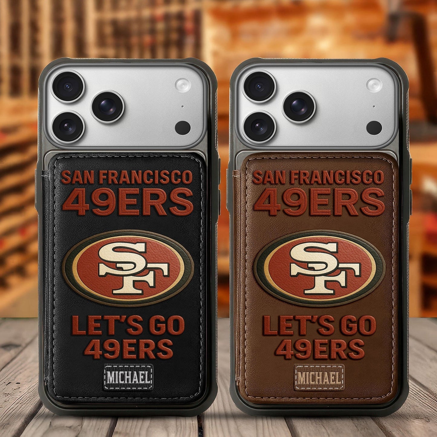 Premium NFL SF x Wallet IPhone 17 Case NDT NHM