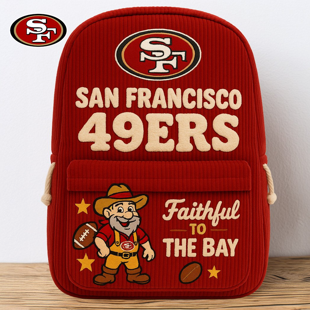 Premium NFL SF49 Corduroy Backpack V1 NMD TTV
