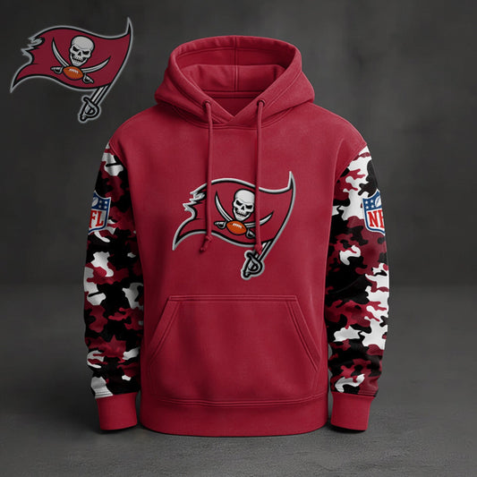 Premium NFL TB Camo Arm Pullover Hoodie V1 NMD NHM
