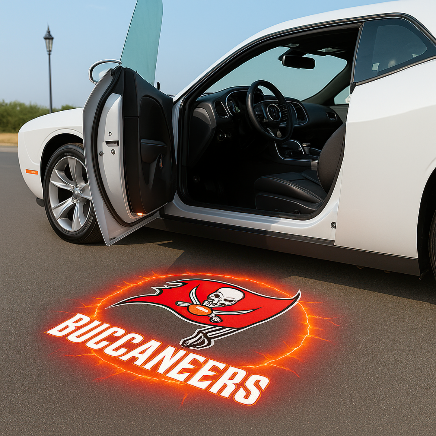 Premium NFL TB Car Welcome Lights V1 NMD TTV