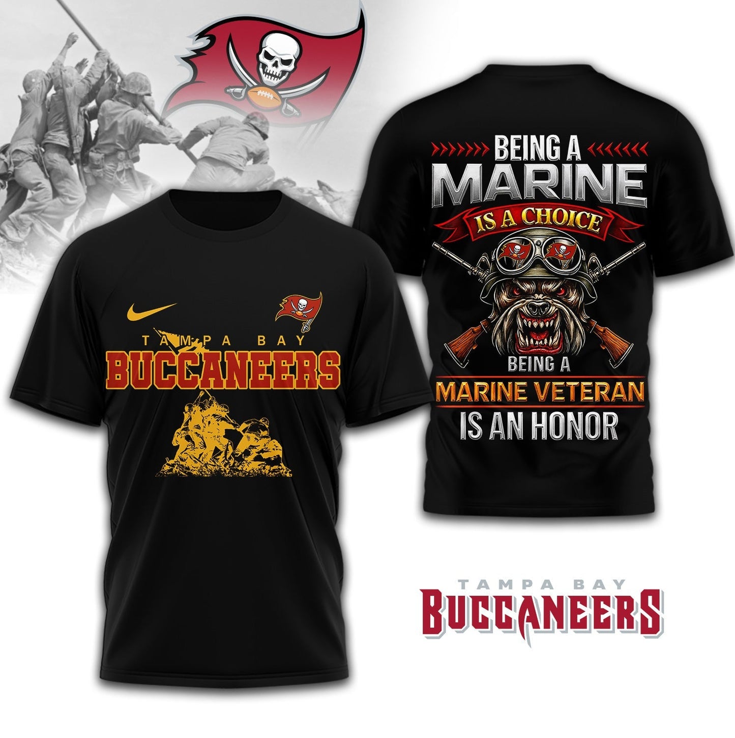 Premium NFL TB Marine Veteran Shirt V2 NMD NHM