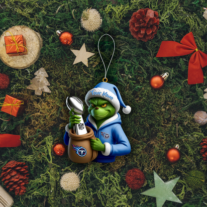 Premium NFL TEN x The Grinch Christmas Ornament V1 NMD TTV