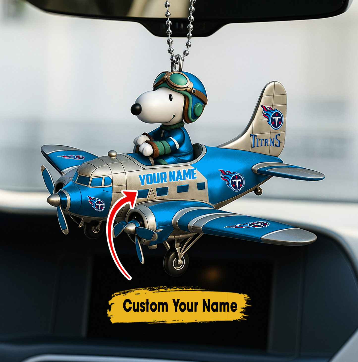 Premium NFL TT x SNP Your Name Car Ornament V2 NMD TTV