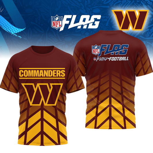 Premium NFL WAS Flag Football T-shirt V1 NMD TTV