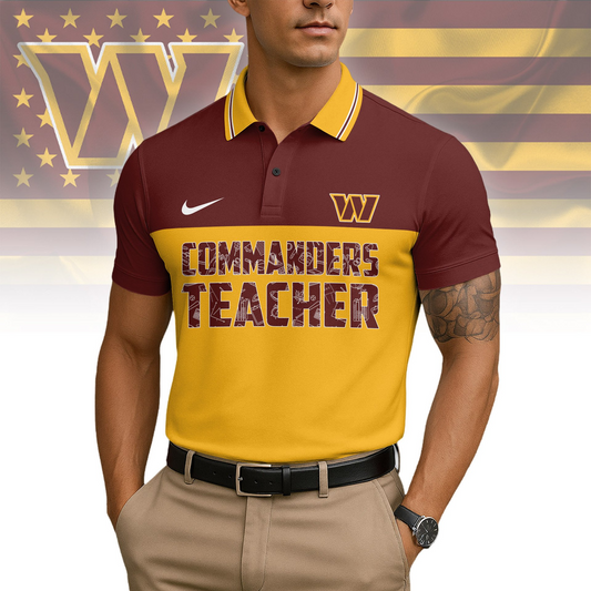 Premium NFL WAS Teacher Appreciation Polo Shirt V15 NMD TTV