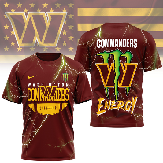 Premium NFL WAS x Monster Energy T-shirt V1 NMD TTV