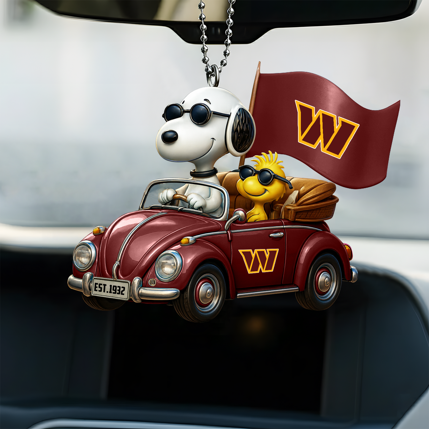 Premium NFL WAS x SNP Car Ornament DatND DVT