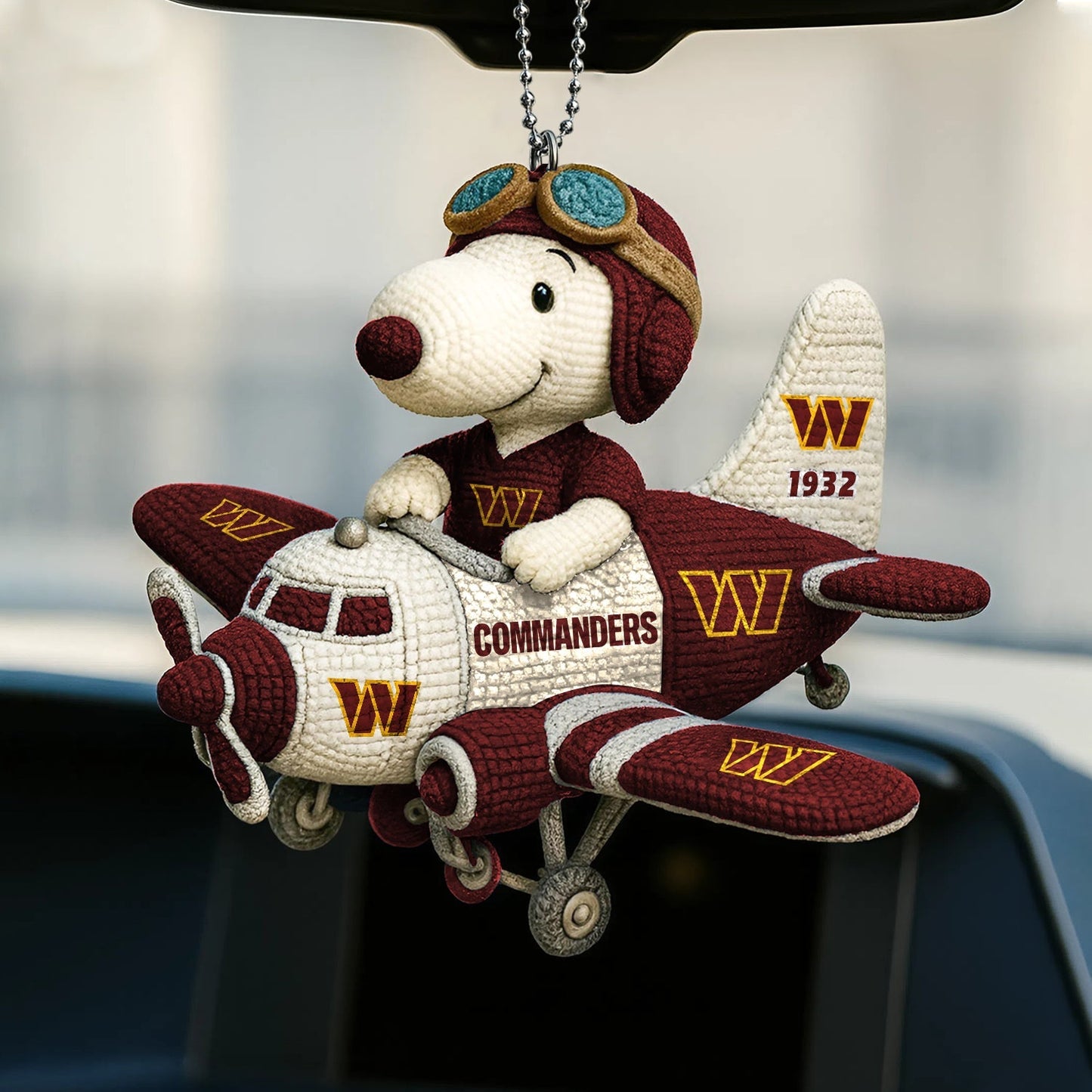 Premium NFL WAS x SNP Knitted Car Ornament V6 NMD NHM