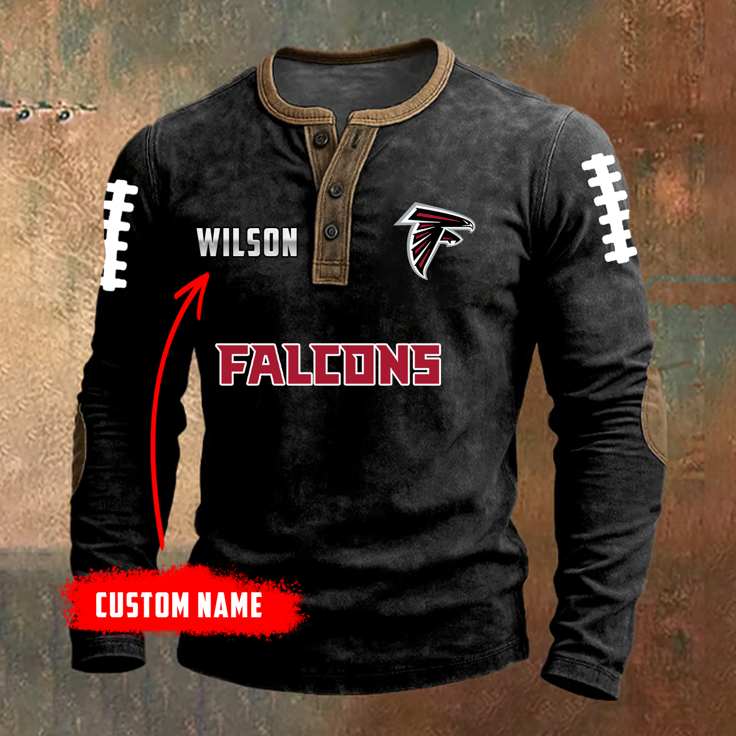 PREMIUM NFL X ATL LONG SLEEVE SHIRT NDT TDT