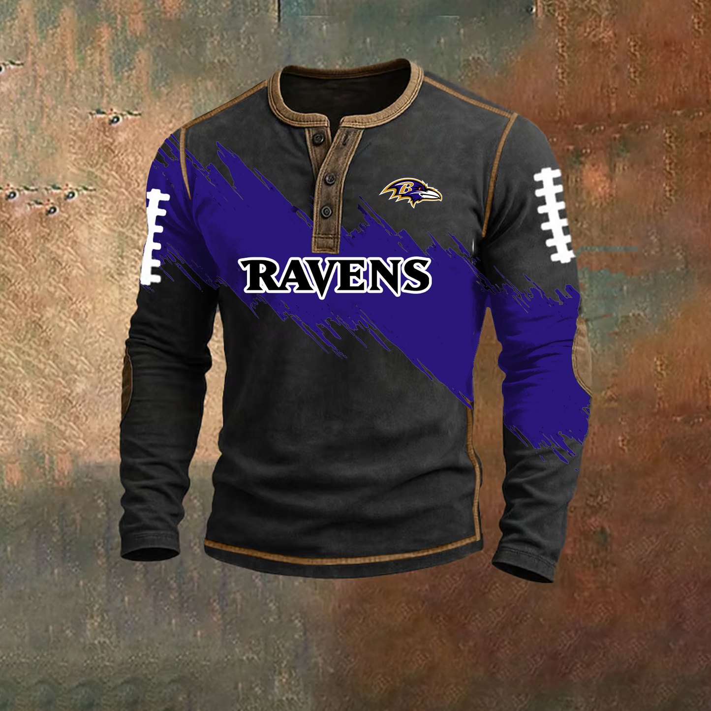 PREMIUM NFL X BAL HENLEY LONG SLEEVE OUTFIT SHIRT NDT TDT