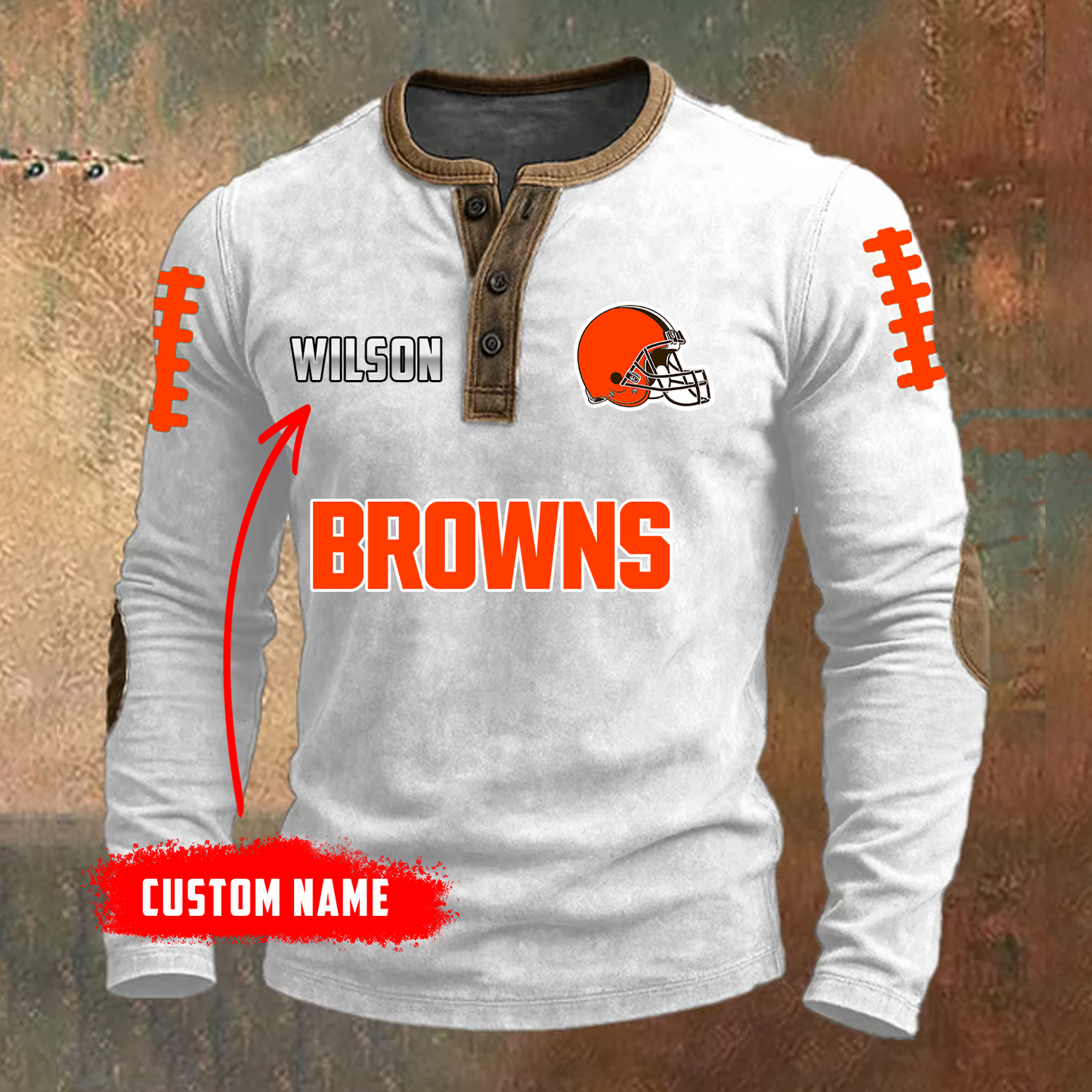 PREMIUM NFL X CLE LONG SLEEVE SHIRT NDT TDT