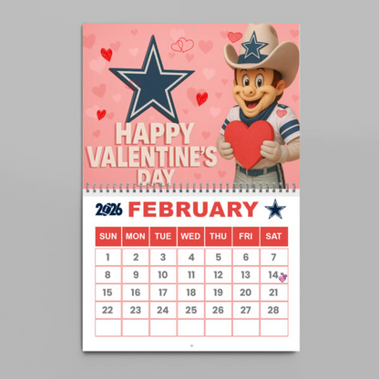 Premium NFL X DAL  2026 Wall Calendar NDT NHM