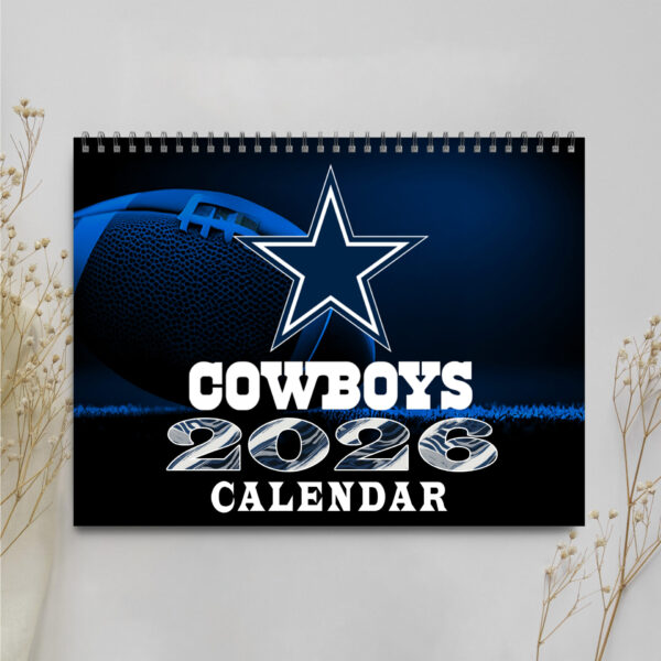 Premium NFL X DAL  2026 Wall Calendar NDT NHM