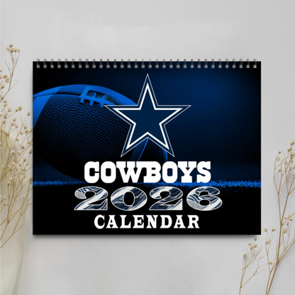 Premium NFL X DAL  2026 Wall Calendar NDT NHM