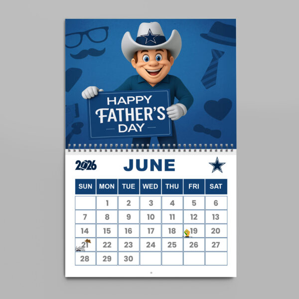 Premium NFL X DAL  2026 Wall Calendar NDT NHM