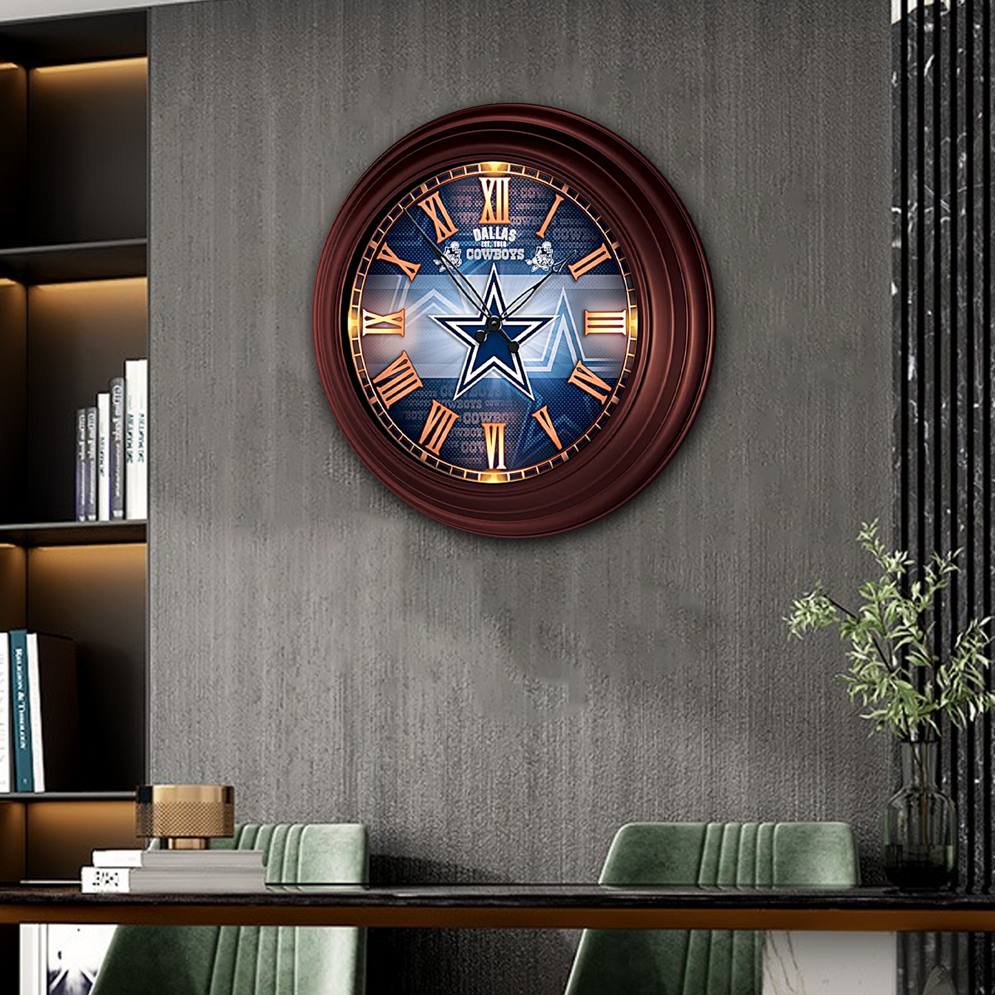 PREMIUM NFL x DAL ATOMIC WALL CLOCK NDT TDT