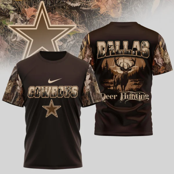 Premium NFL X DAL Deer Hunting 3D Shirt NDT NHM