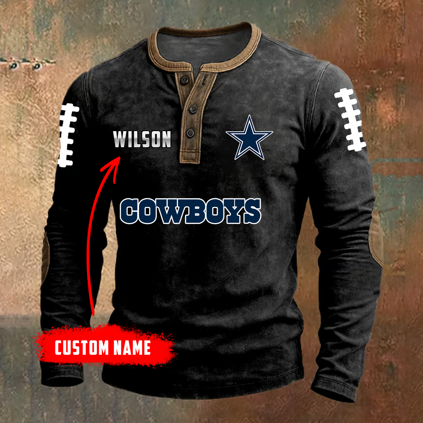 PREMIUM NFL X DAL LONG SLEEVE SHIRT NDT TDT