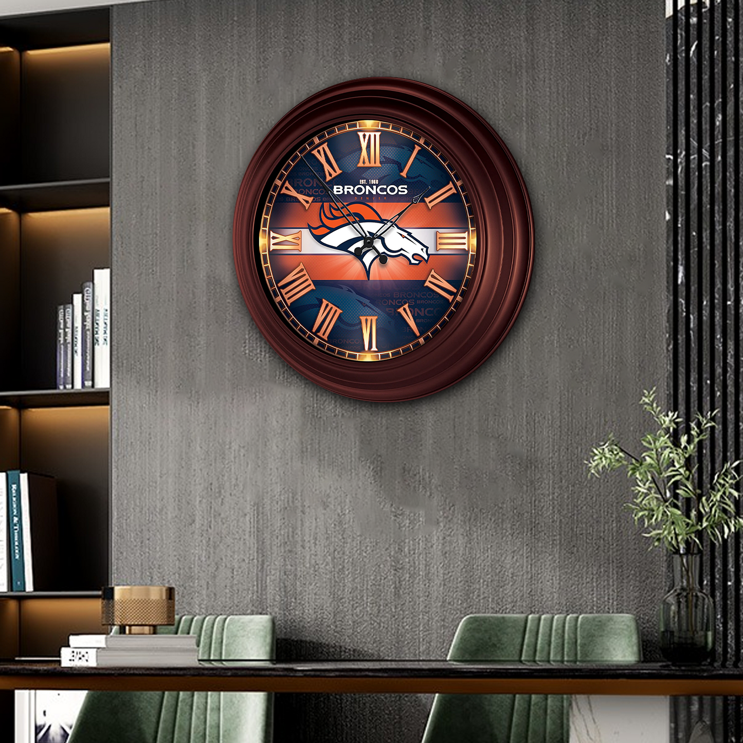 PREMIUM NFL x DEN ATOMIC WALL CLOCK NDT TDT