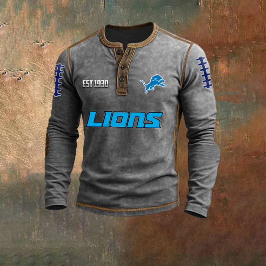 PREMIUM NFL X DET LONG SLEEVE SHIRT NDT TDT