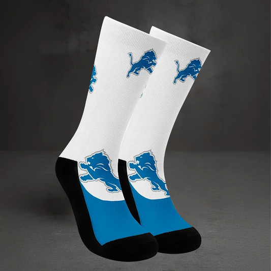 PREMIUM NFL X DET Unisex Elevate Crew Socks 2025 NDT TDT25