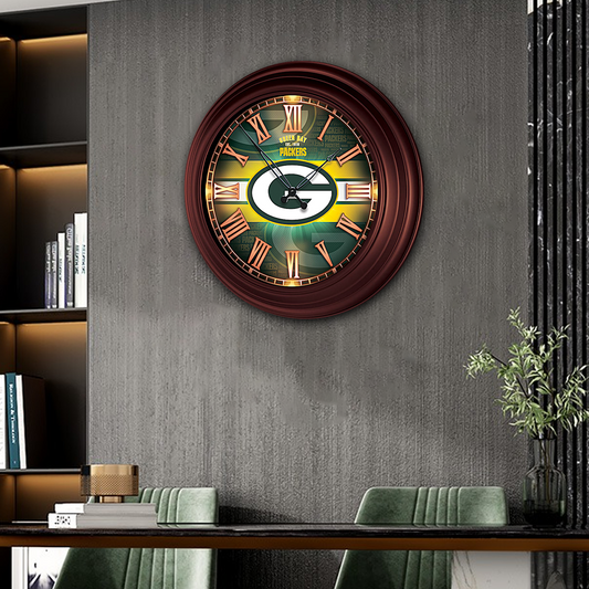 PREMIUM NFL x GB ATOMIC WALL CLOCK NDT TDT