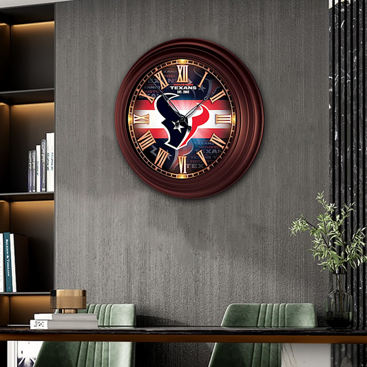 PREMIUM NFL x HOU ATOMIC WALL CLOCK NDT TDT