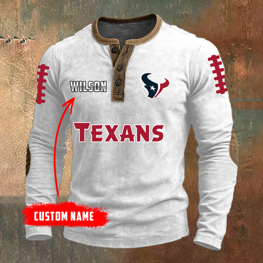 PREMIUM NFL X HOU LONG SLEEVE SHIRT NDT TDT