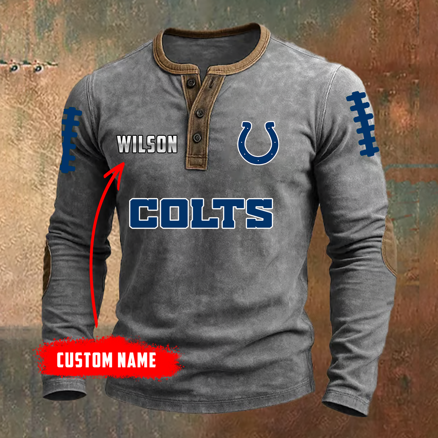 PREMIUM NFL X IND LONG SLEEVE SHIRT NDT TDT