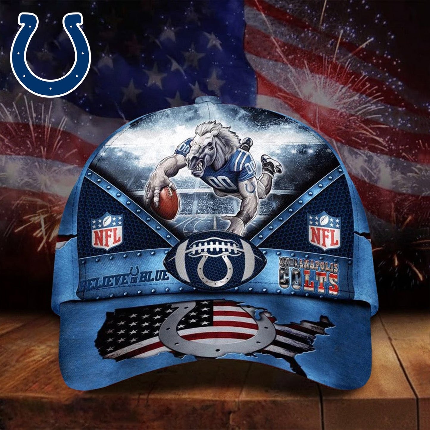 PREMIUM NFL X IND Super Bowl LIX 2025 Cap NDT NHM