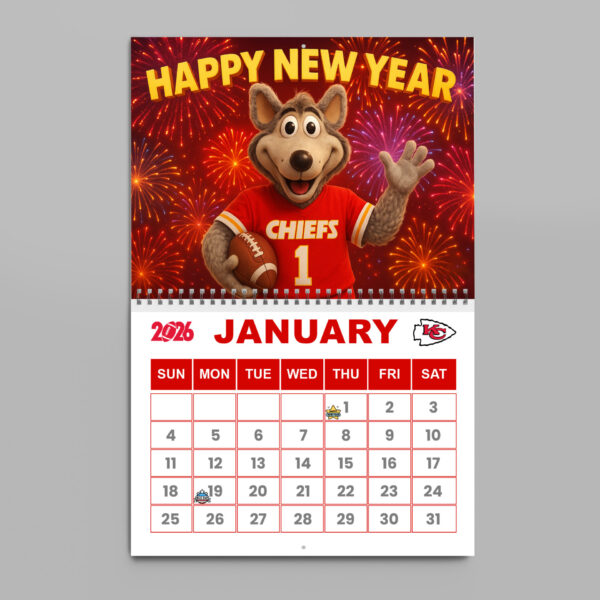 Premium NFL X KCC 2026 Wall Calendar NDT NHM