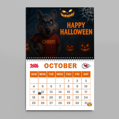 Premium NFL X KCC 2026 Wall Calendar NDT NHM