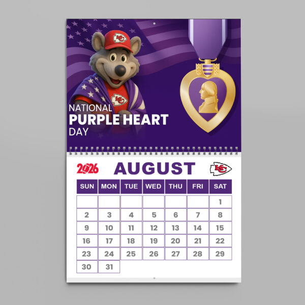 Premium NFL X KCC 2026 Wall Calendar NDT NHM