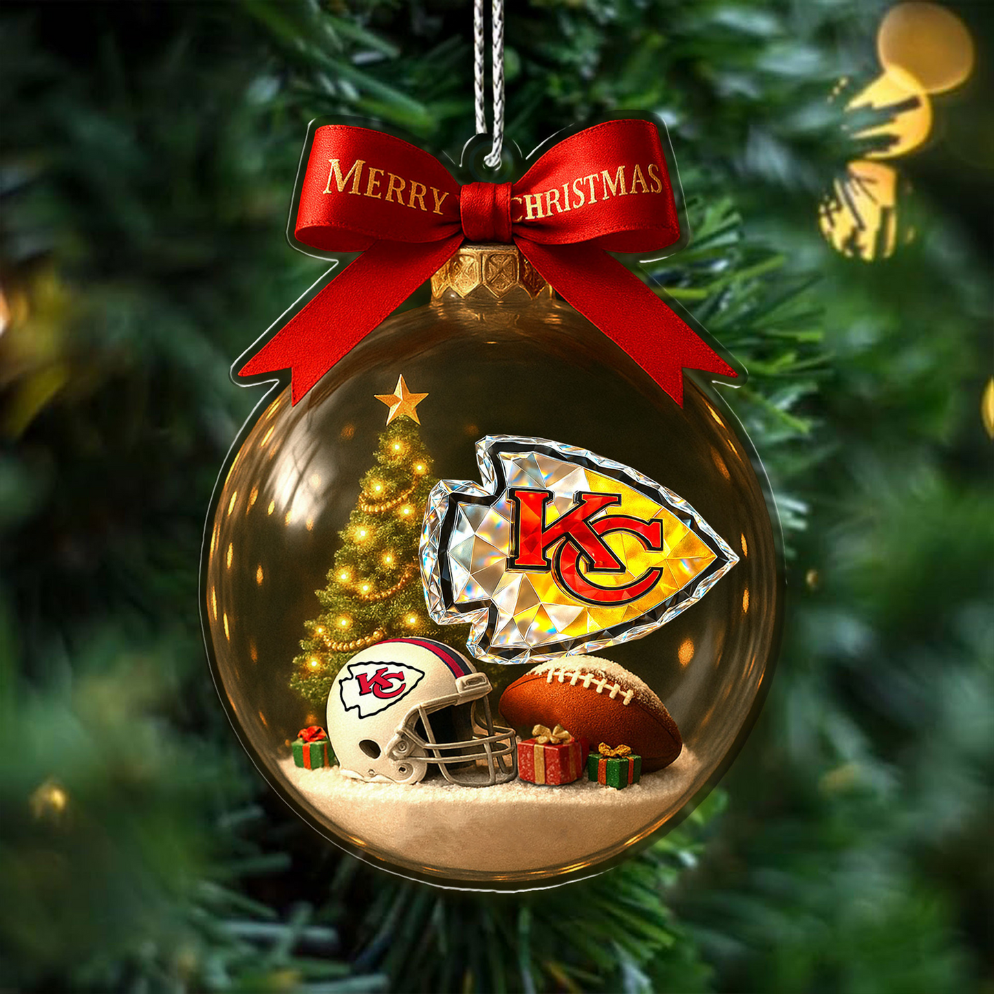 Premium NFL X KCC Christmas Ornaments NDT TDT