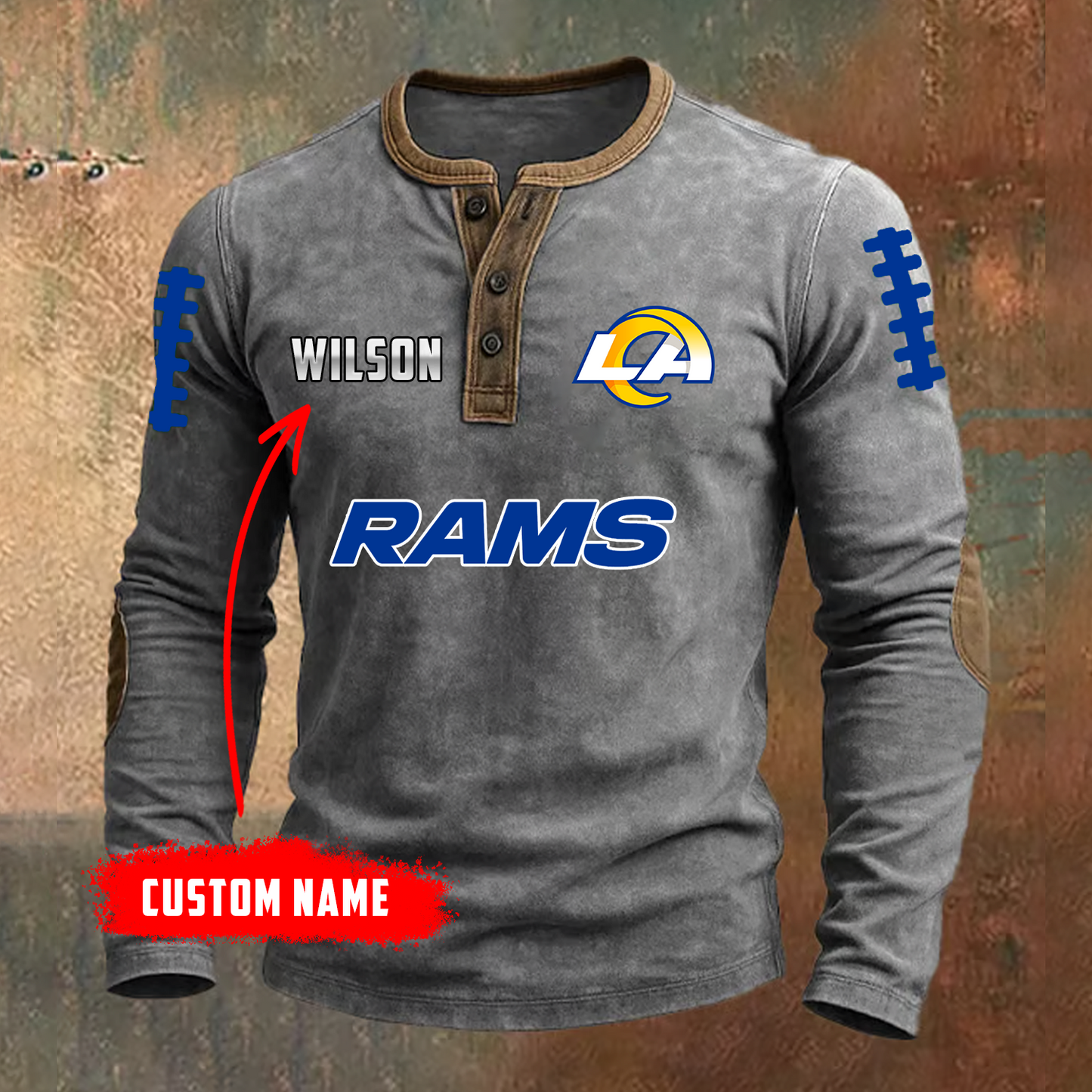 PREMIUM NFL X LAR LONG SLEEVE SHIRT NDT TDT