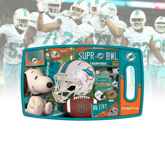 PREMIUM NFL x MIA Retro Series Cutting Board NDT TDT