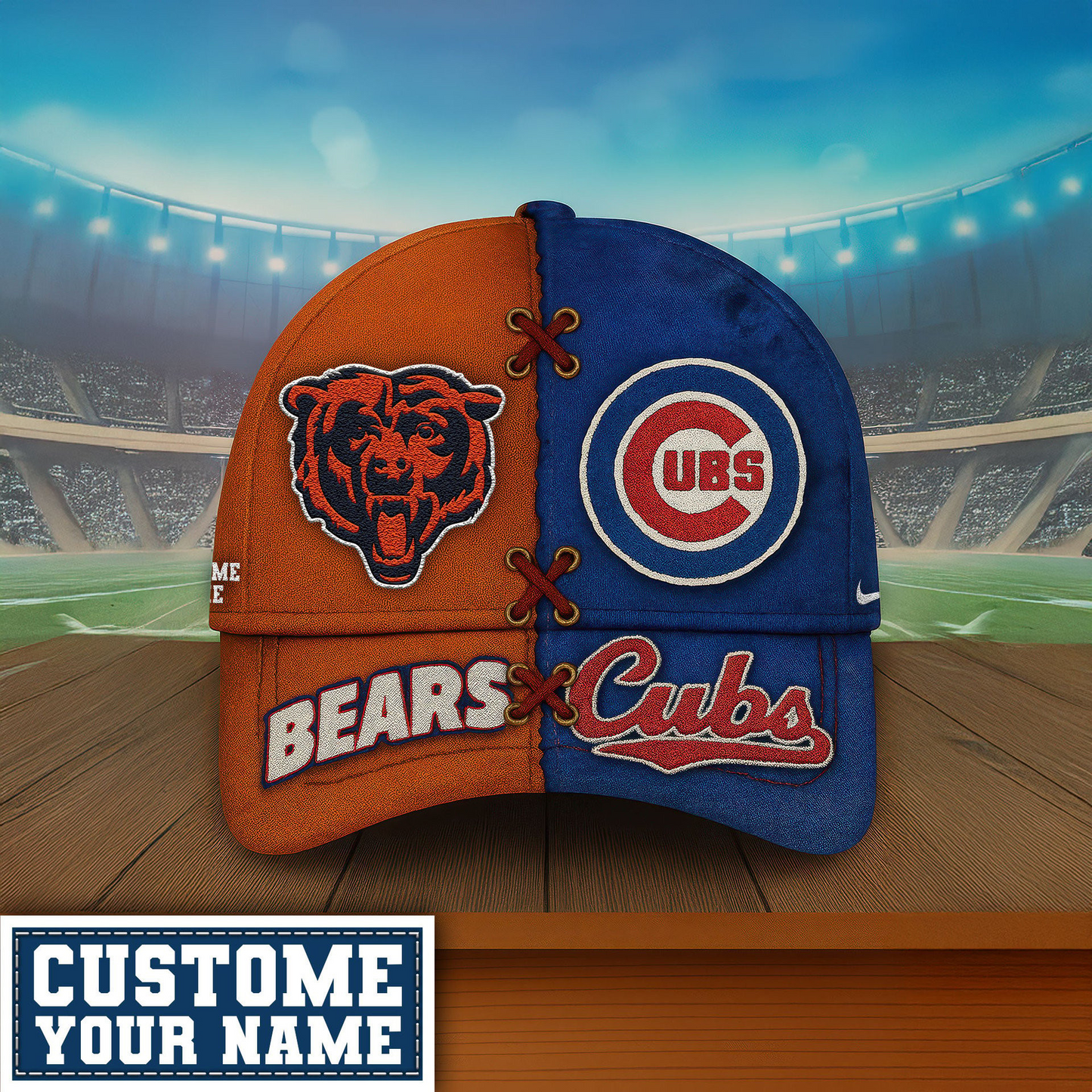 Premium NFL x MLB CHI & CC Crossover Custom Cap V1 NMD TTV