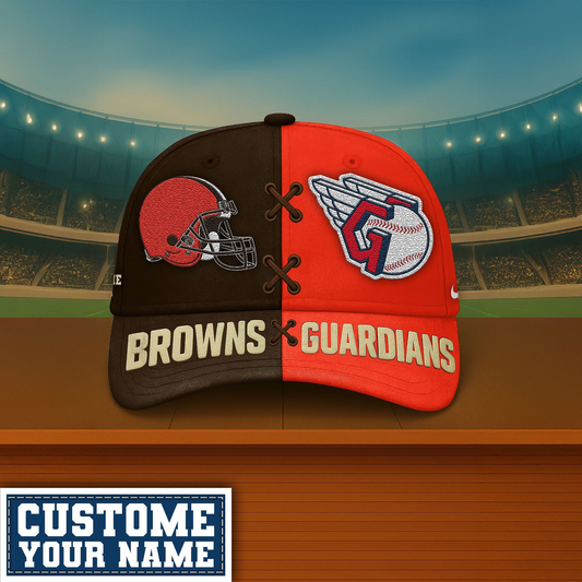 Premium NFL x MLB CLE & CG Crossover Custom Cap V1 NMD TTV