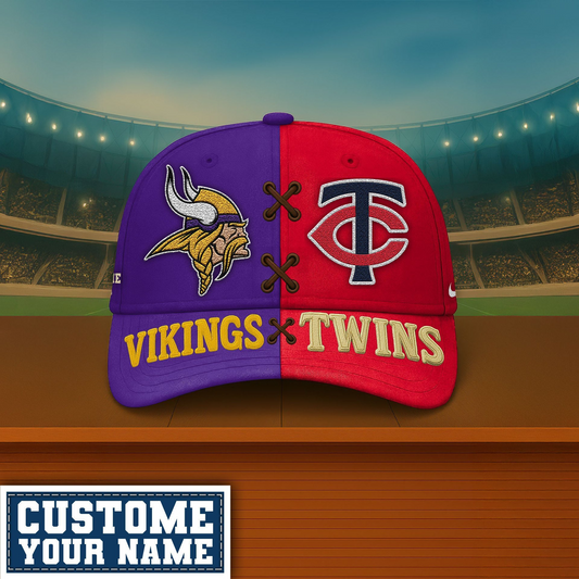 Premium NFL x MLB MIN & MT Crossover Custom Cap V1 NMD TTV