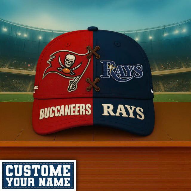 Premium NFL x MLB TB & TBR Crossover Custom Cap V1 NMD TTV