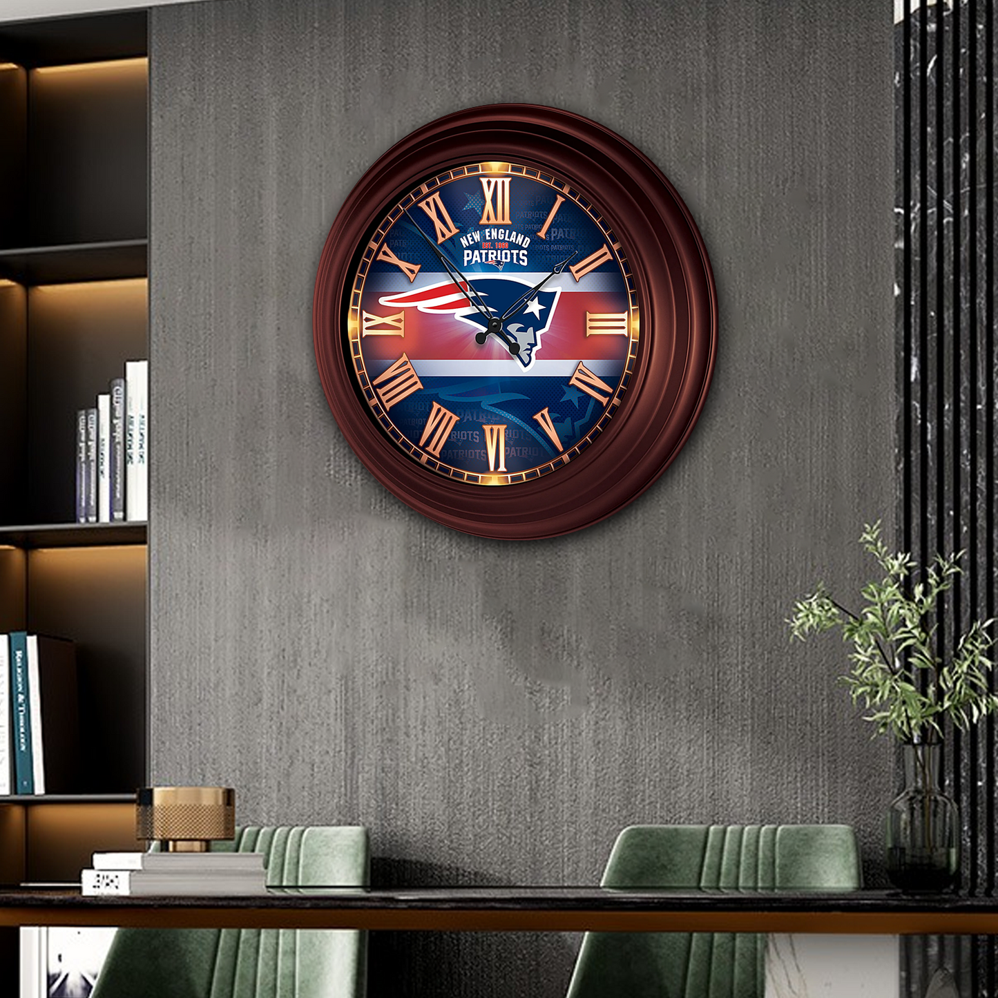 PREMIUM NFL x NEP ATOMIC WALL CLOCK NDT TDT