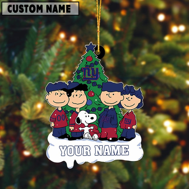 PREMIUM NFL X NYG The Peanuts Christmas Tree Fans NDT NHM
