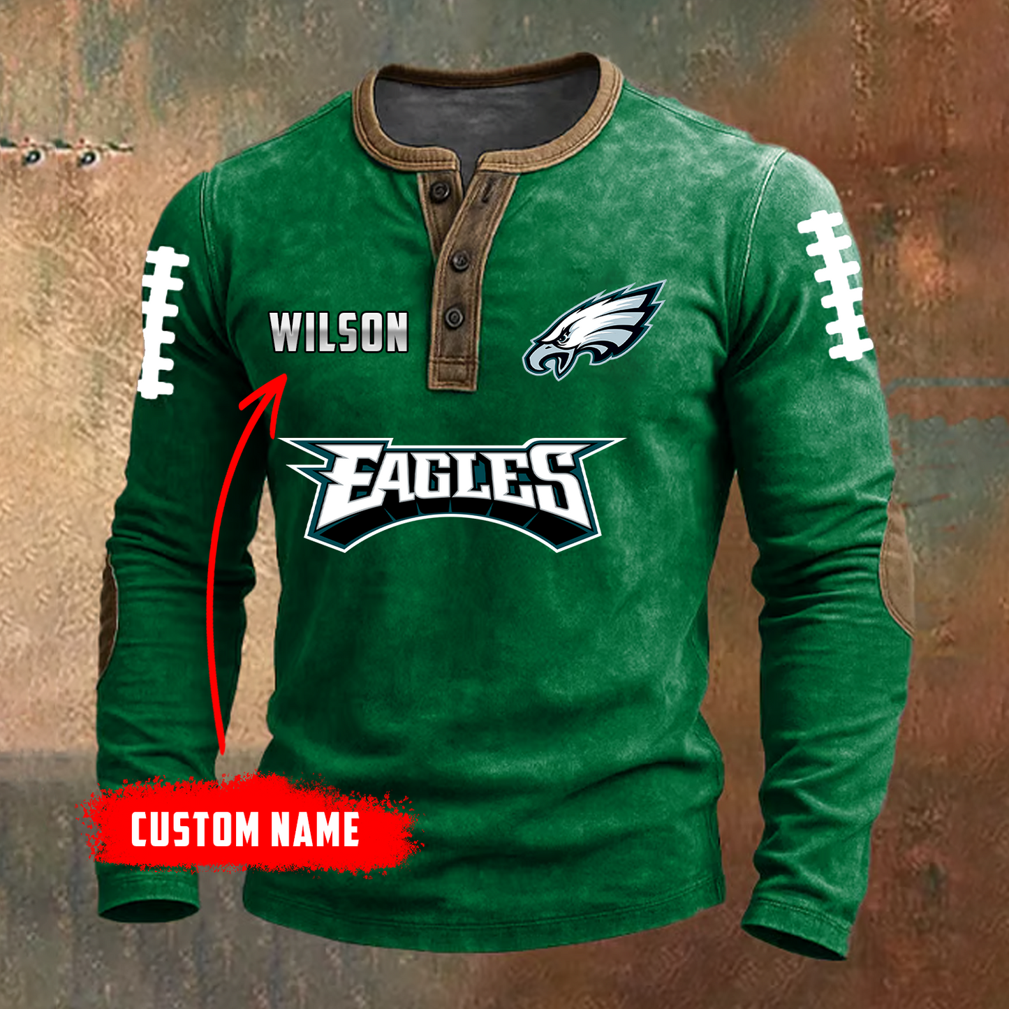 PREMIUM NFL X PHI LONG SLEEVE SHIRT NDT TDT