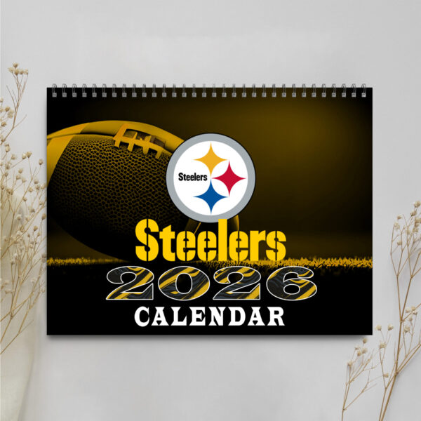 Premium NFL X PIT 2026 Wall Calendar NDT NHM