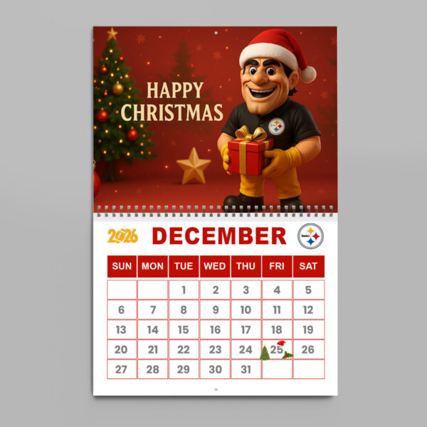 Premium NFL X PIT 2026 Wall Calendar NDT NHM