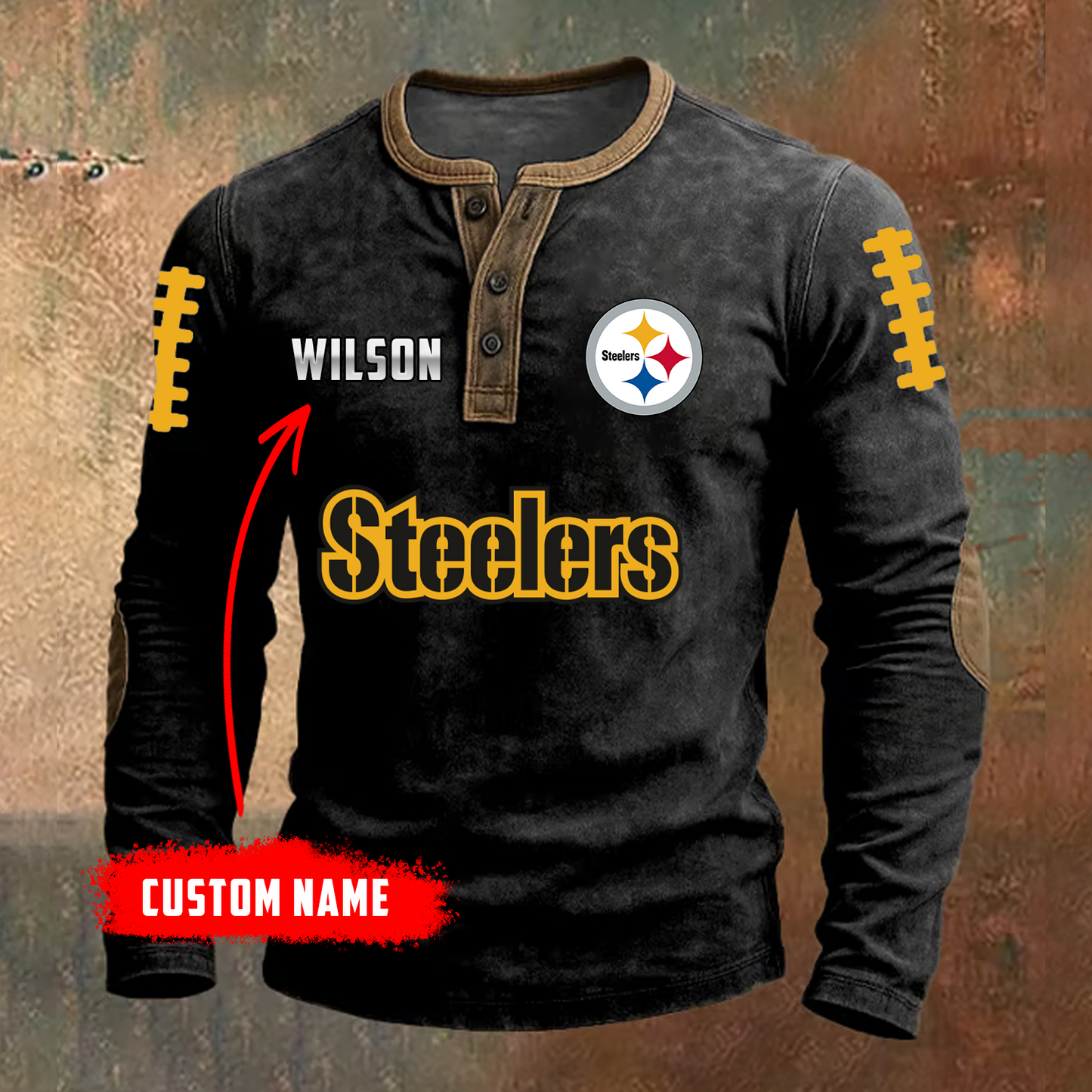 PREMIUM NFL X PIT LONG SLEEVE SHIRT NDT TDT